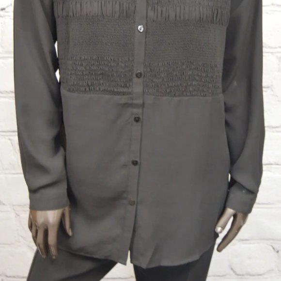 NWT BLACK Joan Rivers Blouse - Picture 5 of 5